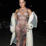 Celebrities seen leaving Chiltern Firehouse following an afterparty for the British Fashion Awards 2022 The party ended at 5am