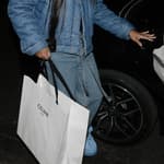 Law Roach leaving Loewe dinner during Paris Fashion Week