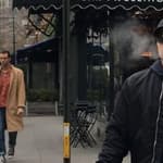 Leonardo DiCaprio helps out a lost tourist with directions in NYC