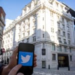 The offices of Twitter in Air Street central London