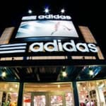 The front view of an Adidas store