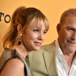 Kevin Costner and Christine Baumgartner at "Yellowstone" Premiere