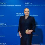 Meghan McCain arrives for the 2022 White House Correspondents Association Annual Dinner at the Washington Hilton Hotel
