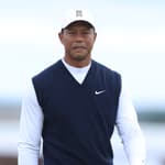 Tiger Woods at The 150th Open Golf - St Andrews Old Course - Day One