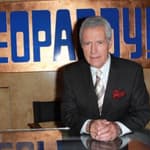 Alex Trebek at the ''Jeopardy!'' Hall of Fame Ribbon Cutting Ceremony