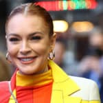 Lindsay Lohan is seen leaving Good Morning America