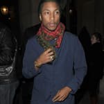 Kristen Stewart and Pharrell Williams seen leaving the Le Meurice Hotel