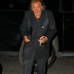 Al Pacino spotted arriving at The Whitby Hotel for the House Of Gucci Dinner in NYC