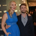 Daniel Radcliffe (R) and girlfriend Erin Darke attend the Midnight Madness screening of 'Weird: The Al Yankovic Story' on opening night of the Toronto International Film Festival