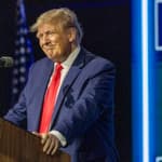 Former US President Donald Trump Addresses the NRA