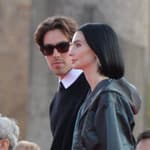 Meadow Rain Walker and husband Louis Thornton in Rome