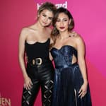 Selena Gomez and Francia Raisa at the Billboard Women In Music 2017