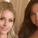 Kelly Ripa and Lola Consuelos smiling