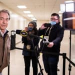 Alabama head coach Nick Saban takes questions during the College Football Playoff National Championship team arrivals at Indianapolis Airport on Friday, Jan. 7, 2022, in Indianapolis.