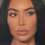 Kim Kardashian close up
