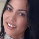 Kourtney Kardashian close up