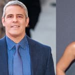 Andy Cohen and Leah McSweeney photo collage