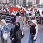 Mob Of Pro-Palestine Protestors Take Over Brooklyn Bridge