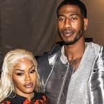 Teyana Taylor and Iman Shumpert at The Blonds fashion show during New York Fashion Week