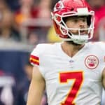 Harrison Butker on the NFL field