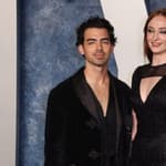 Joe Jonas and Sophie Turner at 2023 Vanity Fair Oscar Party