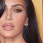 Kim Kardashian close up