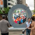 TikToker Flashes Dublin-New York Portal Causing Temporary Shutown