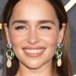 Emilia Clarke smiles close up