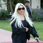 Kim Kardashian is seen leaving her son's basketball game