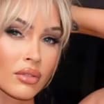 Megan Fox poses close up