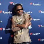 Travis Scott at Michael Rubins Fanatics Super Bowl Party