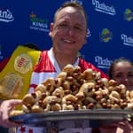 Joey Chestnut wins Nathans Hot Dog Eating Contest 2021
