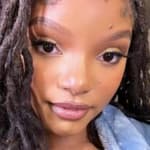 Halle Bailey takes a selfie.