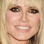 Heidi Klum smiles close up