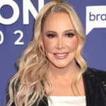 A collage of Shannon Beador and Tamra Judge smiling on different red carpet events