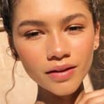 Zendaya poses close up in the sun
