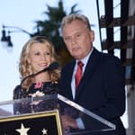 Pat Sajak and Vanna White at the Hollywood Star Walk of Fame