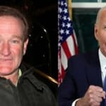 Robin Williams (left) Joe Biden (right)