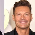 Vanna White smiling (left) Ryan Seacrest smiling (right)