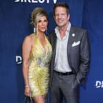 Alexis Bellino and John Janssen attend DIRECTV Streaming With The Stars Oscar Viewing Party 2024 Hosted By Rob Lowe