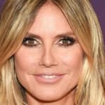 Heidi Klum smiles close up