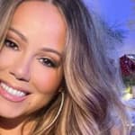 Mariah Carey smiles close up