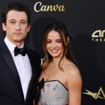 Miles Teller and Keleigh Sperry attend the 49th AFI Lifetime Achievement Award Gala Tribute Celebrating Nicole Kidman