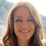 Elizabeth Hurley smiles at the camera.
