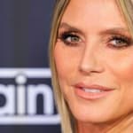 Heidi Klum smiles close up