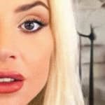 Lady Gaga poses close up