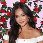 Jenn Tran onstage at The Bachelorette booth