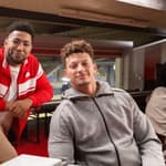 Patrick Mahomes and Jake from State Farm