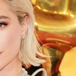 Florence Pugh posing close up