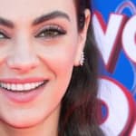 Mila Kunis smiling close up